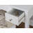 Fidelmar 36" 2-Drawer Flip Top Mirror Vanity with Butterfly Print Stool-291653910