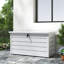 Garden Sanctuary 114cm W 350L Metal Lockable Deck Box-110836093