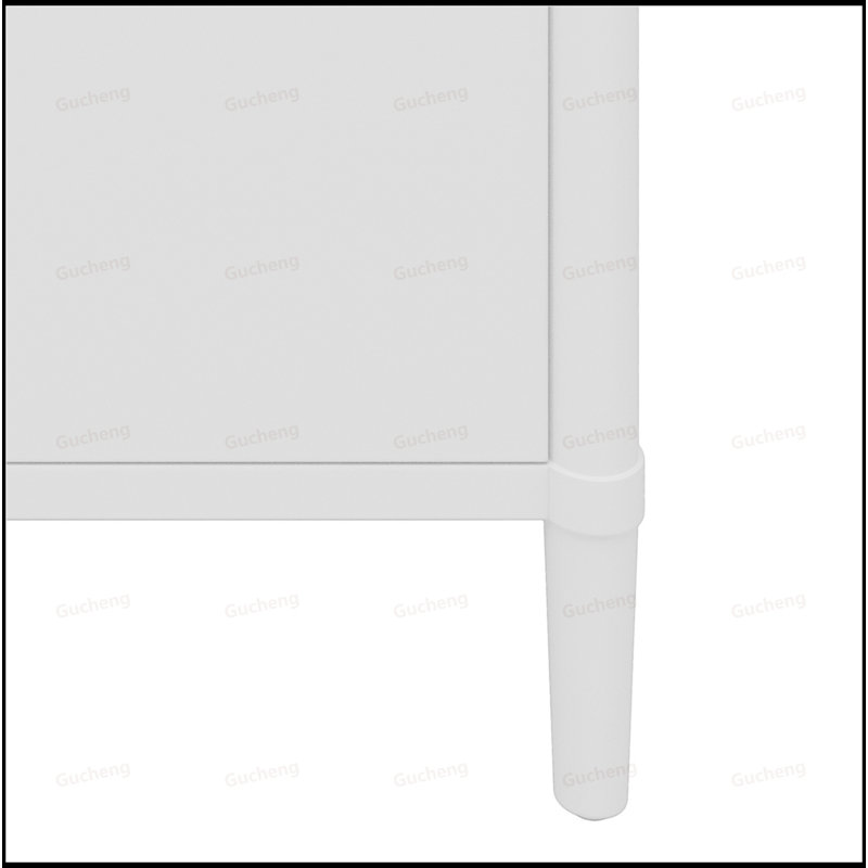 Meuble-lavabo autoportant de 30 po avec lavabo en céramique et tablette réglable, Blanc