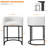 Upholstered Counter Stool With Metal Frame-36564184