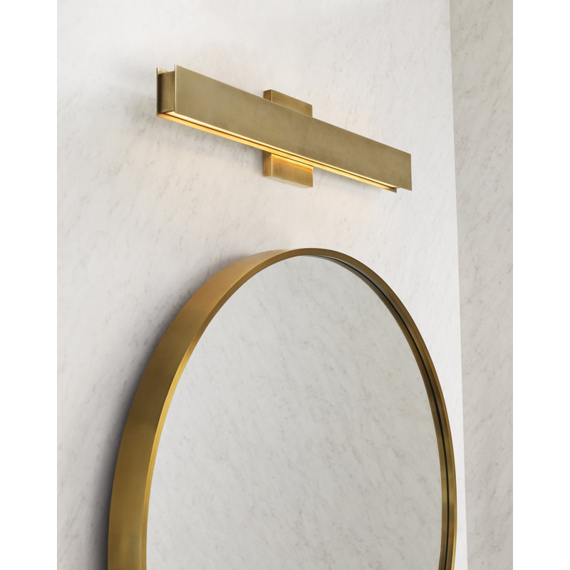 Bau 24 Bath, Natural Brass