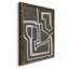 Abstract Maze I - Peinture sur toile encadrée-191265819-191265796
