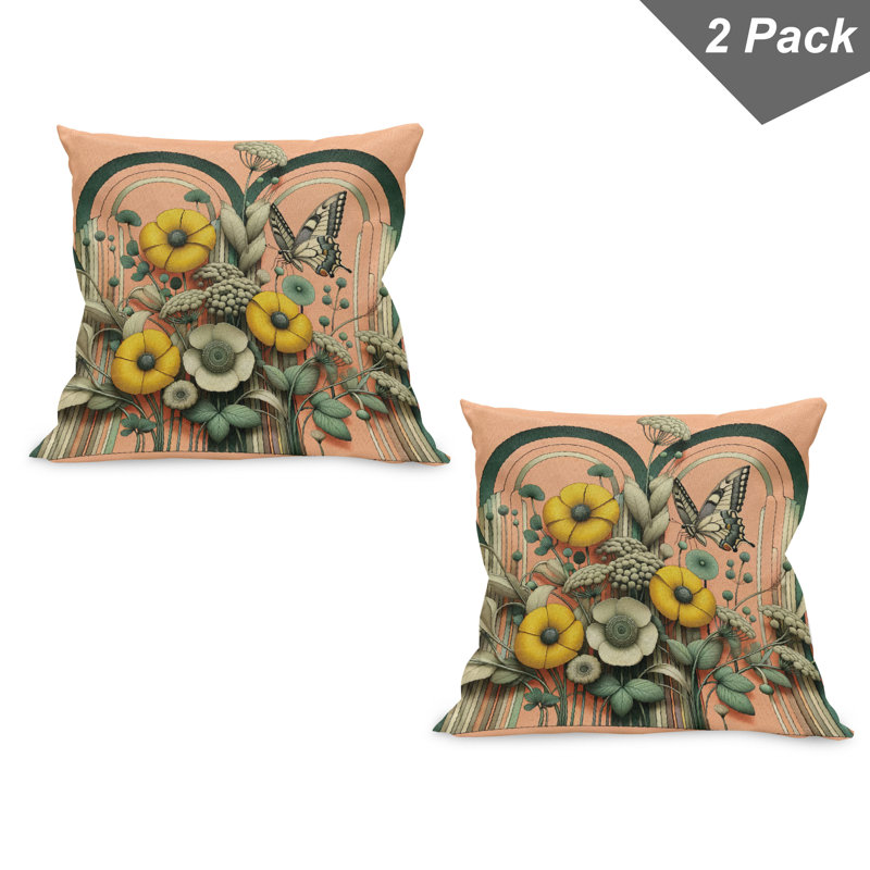 Boho Pillow Cover, 28"H x 28"W, Square