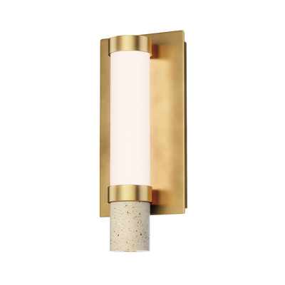 Delna 2 Light Dimmable LED Flush Mounted Sconce