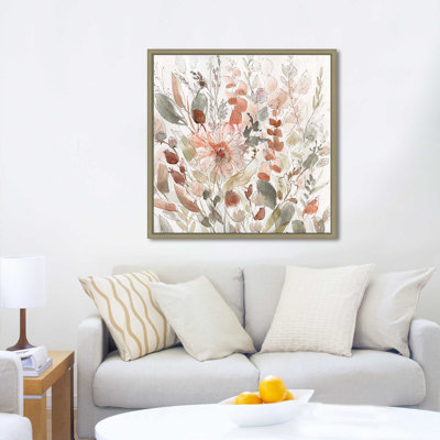 «Wild Blush Garden (Square)» par Carol Robinson, reproduction