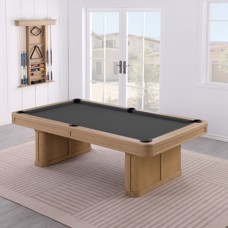 Table de billard en ardoise avec plateau de salle à manger en option Solara, Gris anthracite, Oui