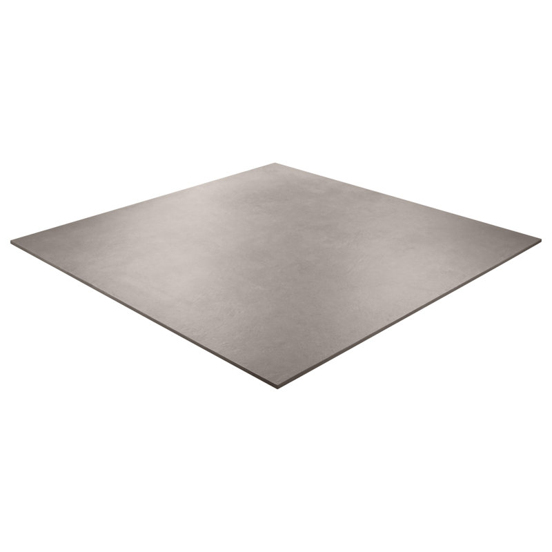 Stoneside 36x36 Matte Porcelain Tile, Linen Warm Gray