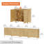 Armoire en bois manufacturé et à 8 portes Lysiane-489607712