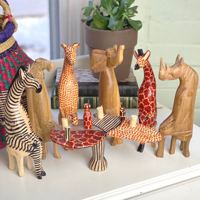 Ensemble de figurine 6 pièces party animal Rippeon