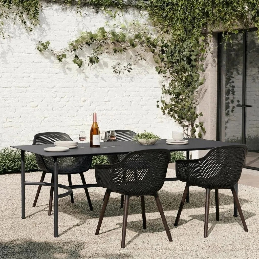Artha Patio Armchair, Black