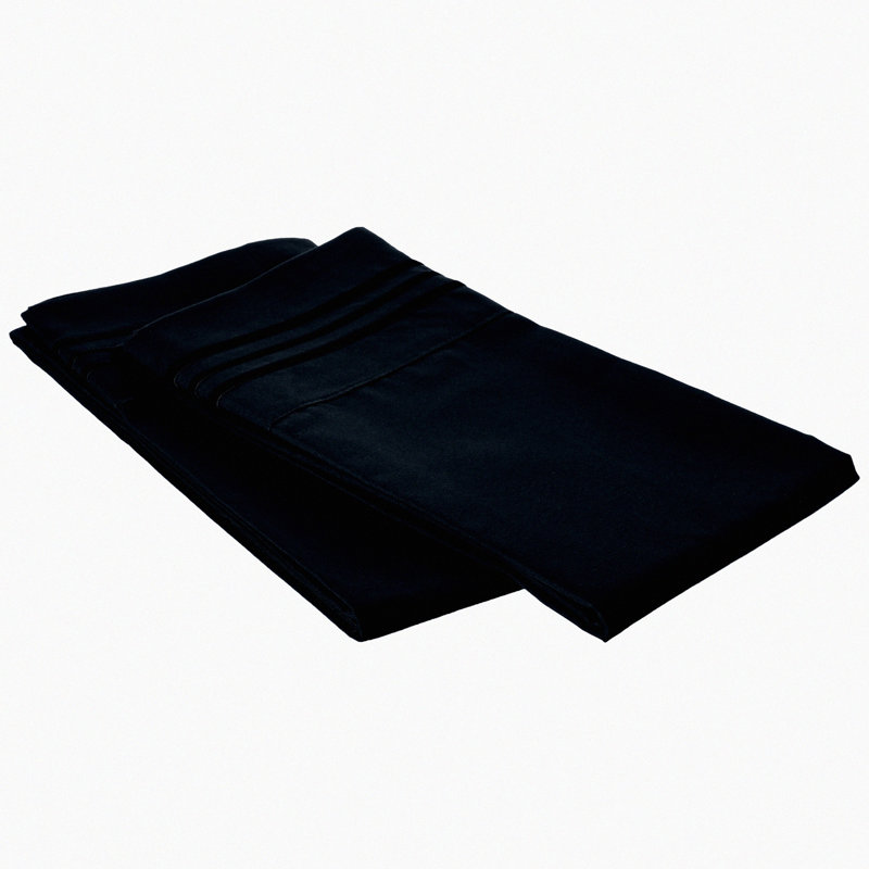 LuxurySoft Pillowcase Set - 1500 Thread Count, Wrinkle & Fade Resistant, Ultra Soft, Standard Size, 2-Piece, High Quality & Luxurious