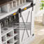 Buffet de café, armoire de bar haute avec buffet et porte de grange coulissante-1605885608