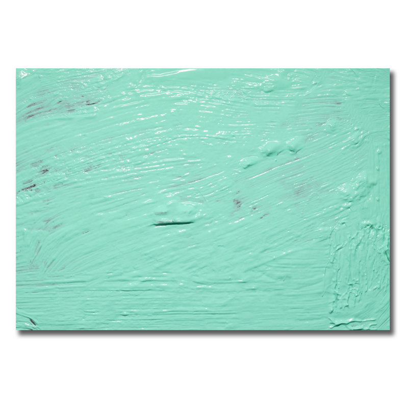 Aqua Print, 16" H X 20" W x 1.5" D, Acrylic
