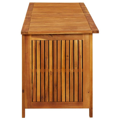 vidaXL Outdoor Storage Box, Deck Box, Solid Acacia Wood