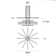 Stix 6 - Light LED Chandelier