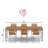 Jacobson 1-Light Ribbed Glass Pendant-290031954