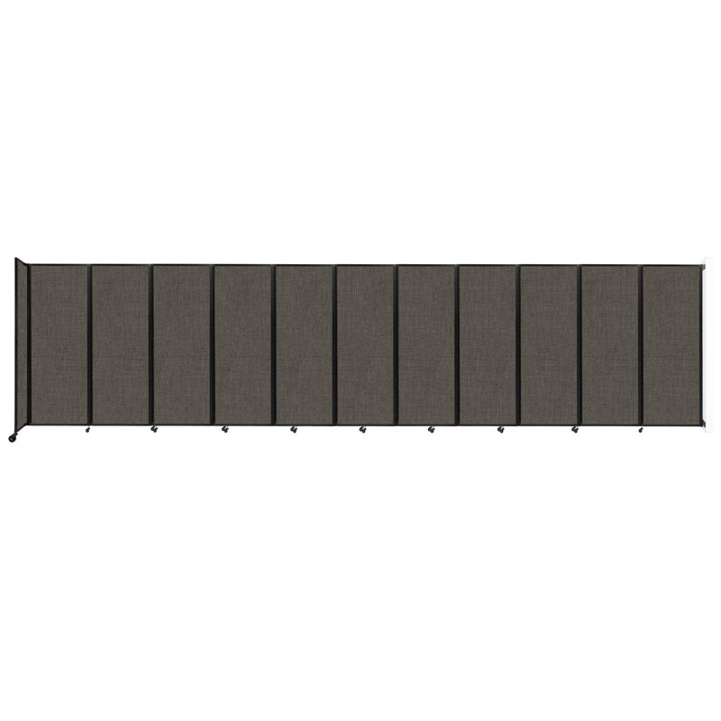 Office Partitions, Mocha, 90" H x 366" W x 12" D, 5