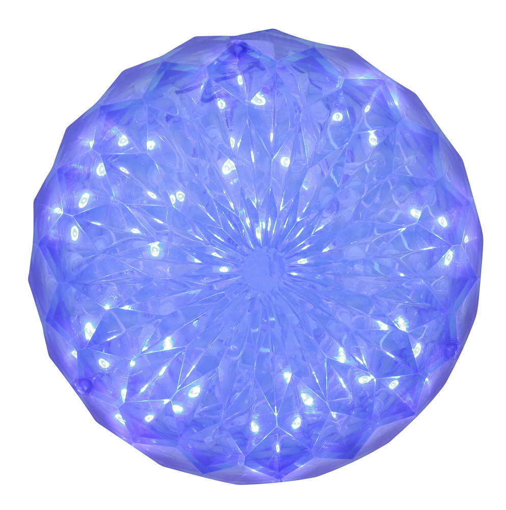 6" Crystal Balls LED Outdoor Novelty Light The Holiday Aisle®