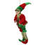 Ornement de Noël 12 po pliable rouge et vert dans un costume