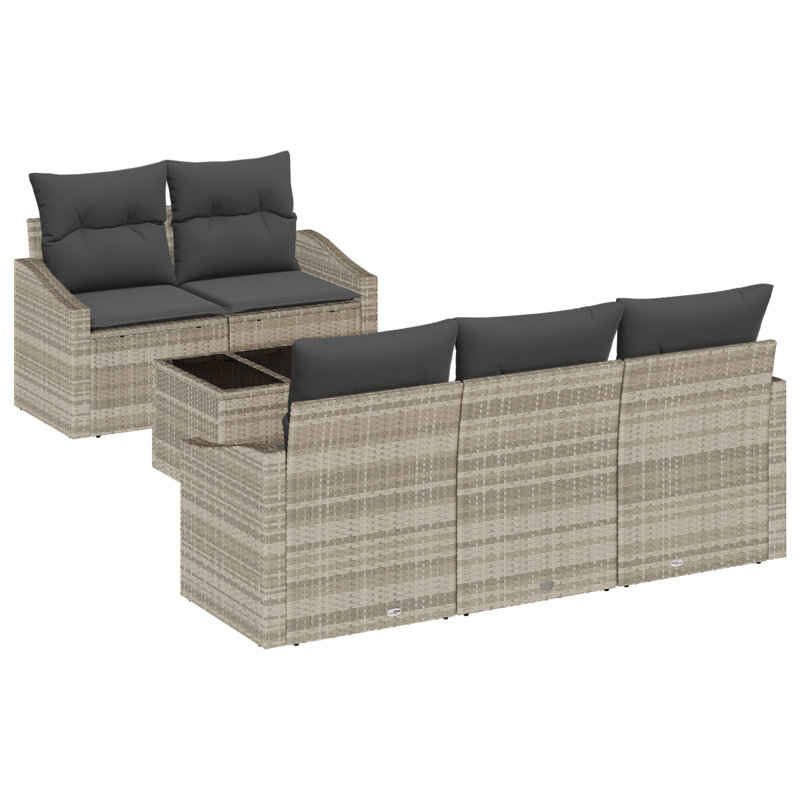 178cm Wide Patio Sofa with Cushions
