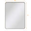 Miroir mural noir rectangulaire 30 po x 40 po avec cadre en métal - chambre à coucher, salle de bain, décoration de salon, - revêtement avec cadre pour s'habiller, traitement de surface de brouillard-130489244
