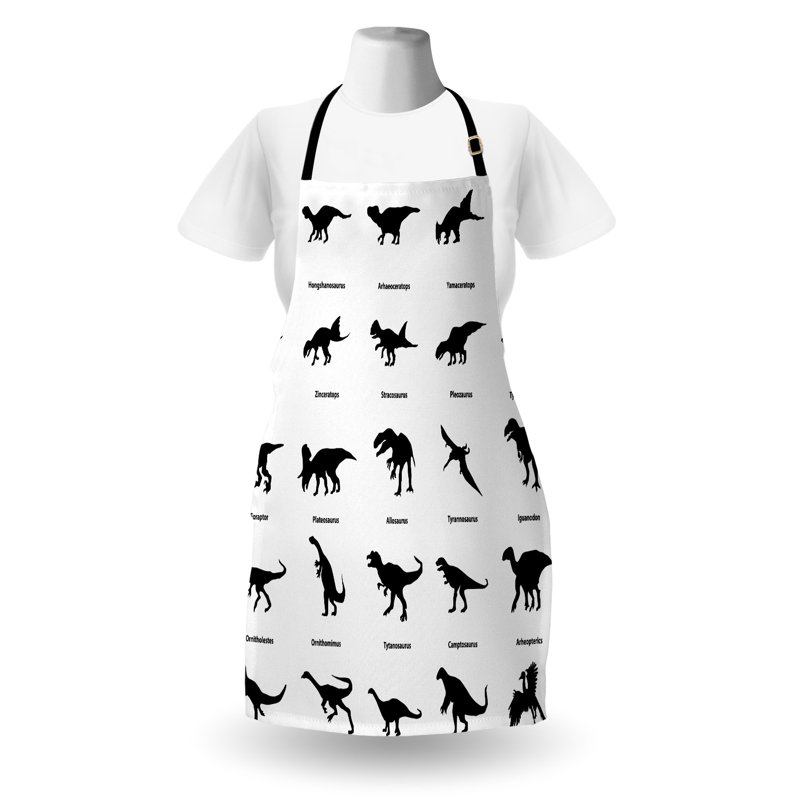 No Pattern Bib Apron