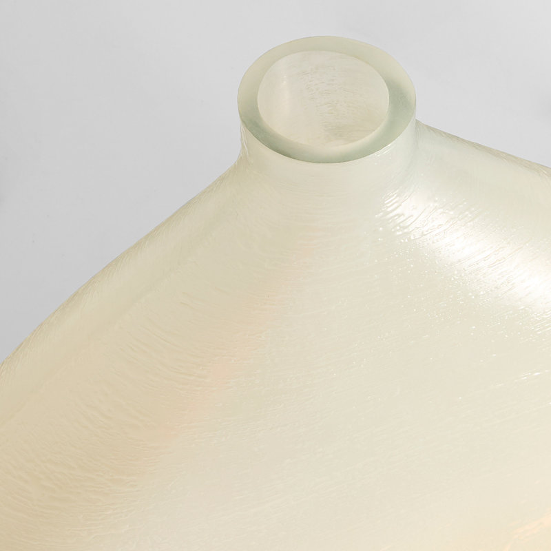 Vase de table en verre fait à la main Taku