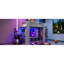 Grey Twin Loft Bed With Desk, Led Illumination, Multi & Hanging Stand, Wood Size Multi, Clothes Facility,
