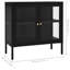 Buffet moyen en acier thermolaqué noir-802837835-783220343