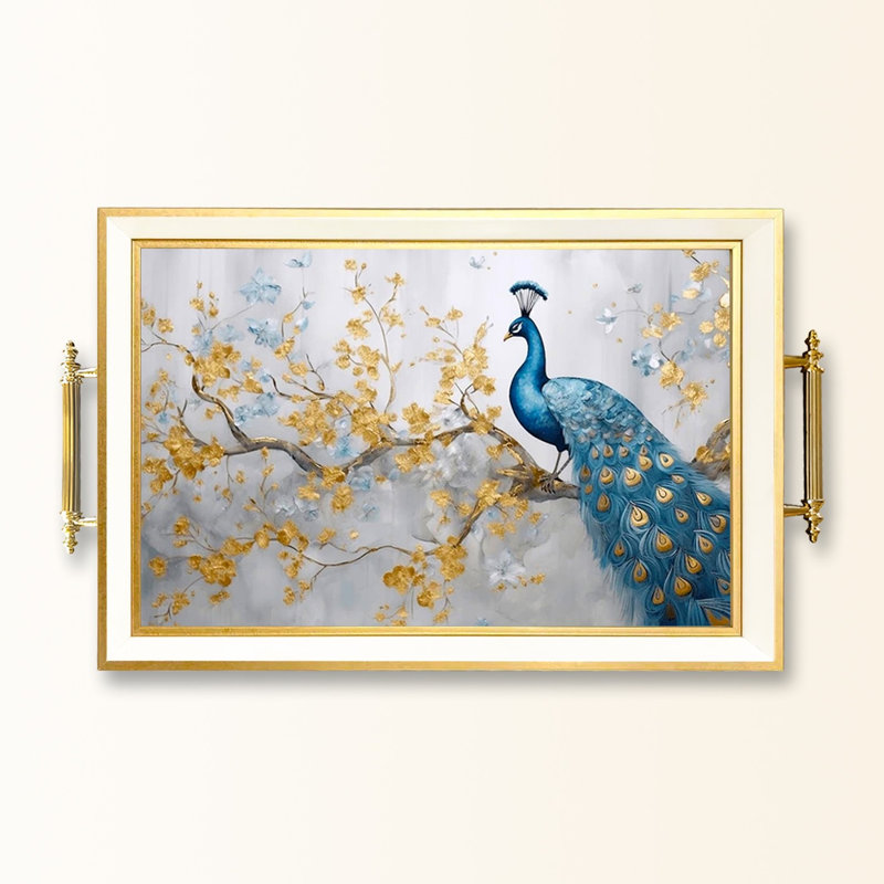 Élégant plateau en verre de 19,7 po x 11,4 po x 1,4 po | Fabrication 100% verre durable | Facile à nettoyer avec un chiffon humide | Idéal pour le service, la présentation décorative et l'organisation | Ajout élégant à la décoration intérieure