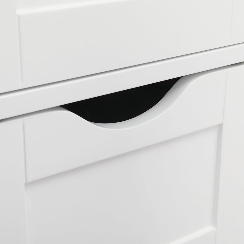 Armoire polyvalente à 4 tiroirs - meuble-lavabo d'appoint et table de chevet pour chambre à coucher