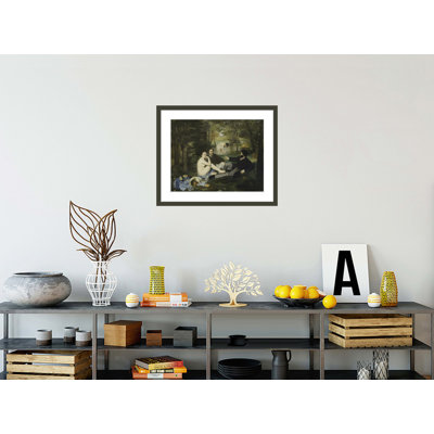 «Luncheon on the Grass» par Edward Manet, impression giclée sur cadre