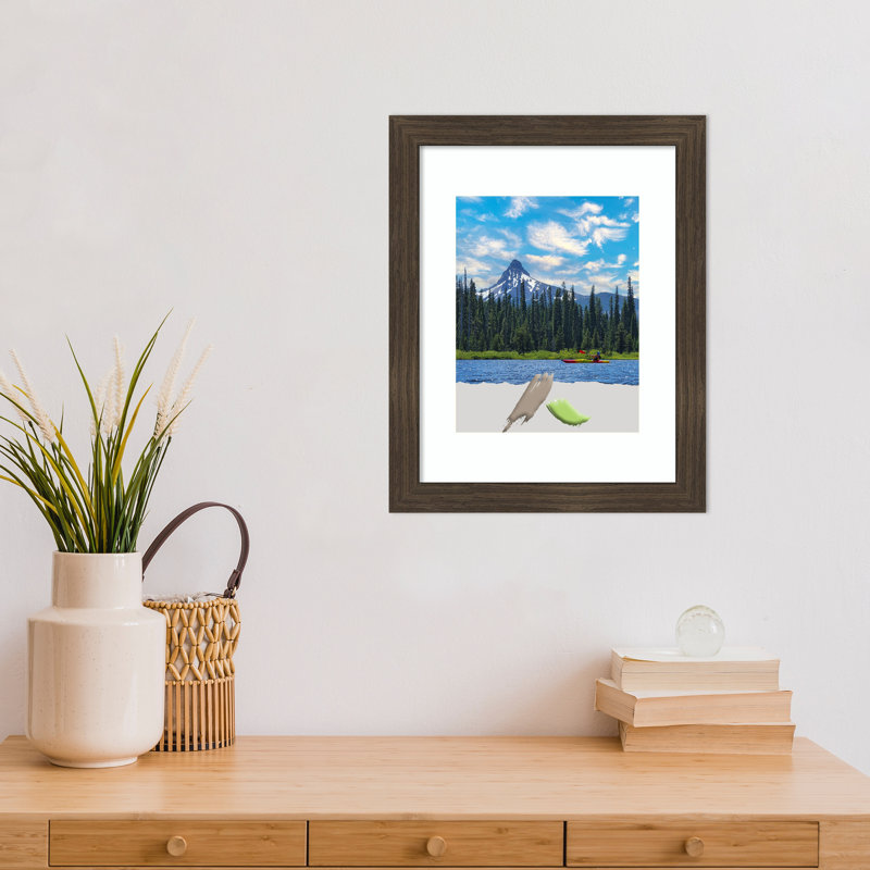 Cadre photo Woodgrain, Chocolat, 11 po x 14 po