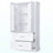 Tall Bathroom Storage Cabinet, Cabinet With Two Doors And Drawers, Adjustable Shelf, MDF Board, White-142612621
