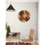 Horloge murale en verre trempé brun, horloge décorative moderne, horloge murale unique, décoration de salon, horloge idée cadeau-530279595-530279594