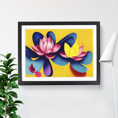 Lotus Flowers - Single Picture Frame Print