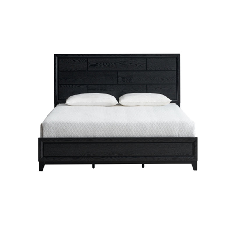 Lit Glasgow G04350A-KB (matelas non inclus), Blanc, Très grand lit