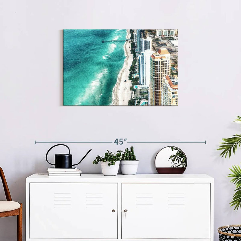 Nicci Miami Beach en été, H 20 po x l 30 po