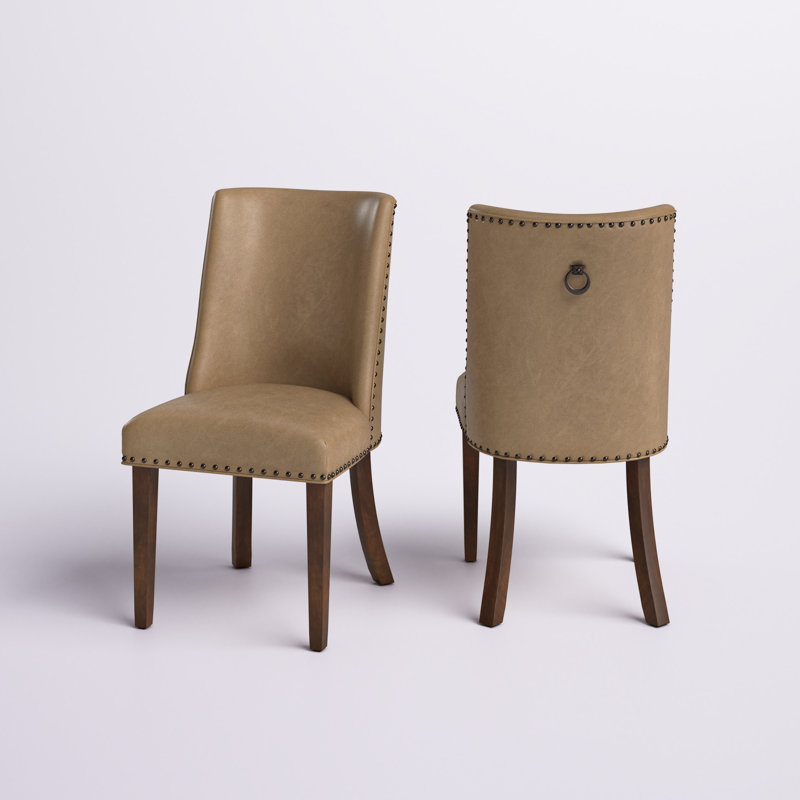 Alejoa 19.5H Faux Leather Upholstered Side Chair