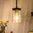  Levona 1 - Light 5.1" Wide Pendant with Hammered Glass for Kitchen Island-2110715060
