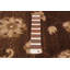 One of kind Hand-Knotted Chobi Finest Brown Rug 8'1" x 9'10"