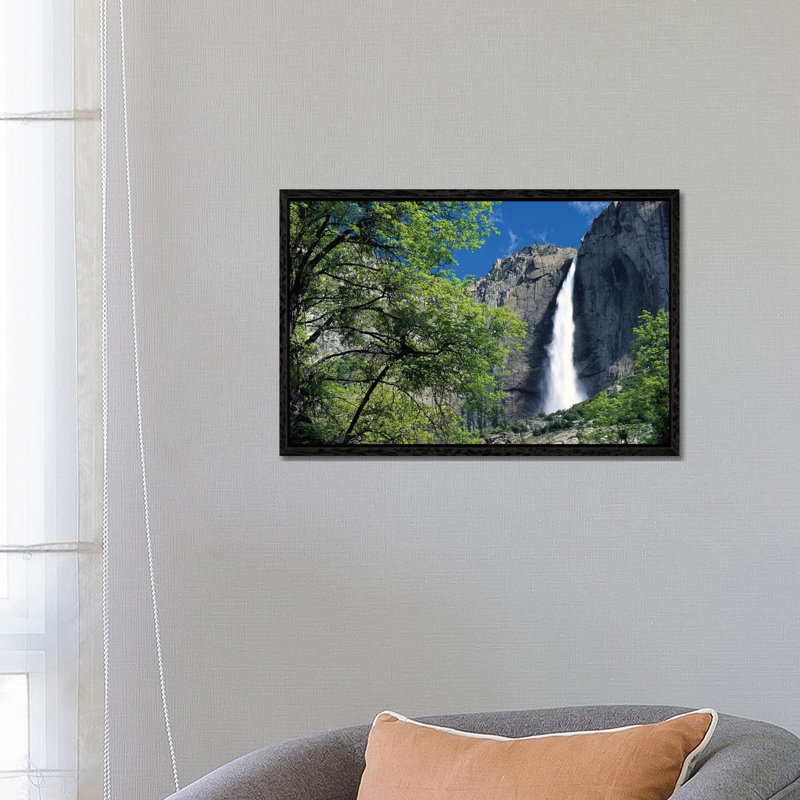 Bridal Veil Falls, Yosemite National Park, California by Tim Fitzharris - Floater Frame Gallery-Wrapped Canvas Giclée on Canvas