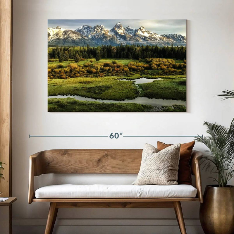 Alvord majestueux, chaîne de montagnes du Wyoming, H 32 po x l 48 po