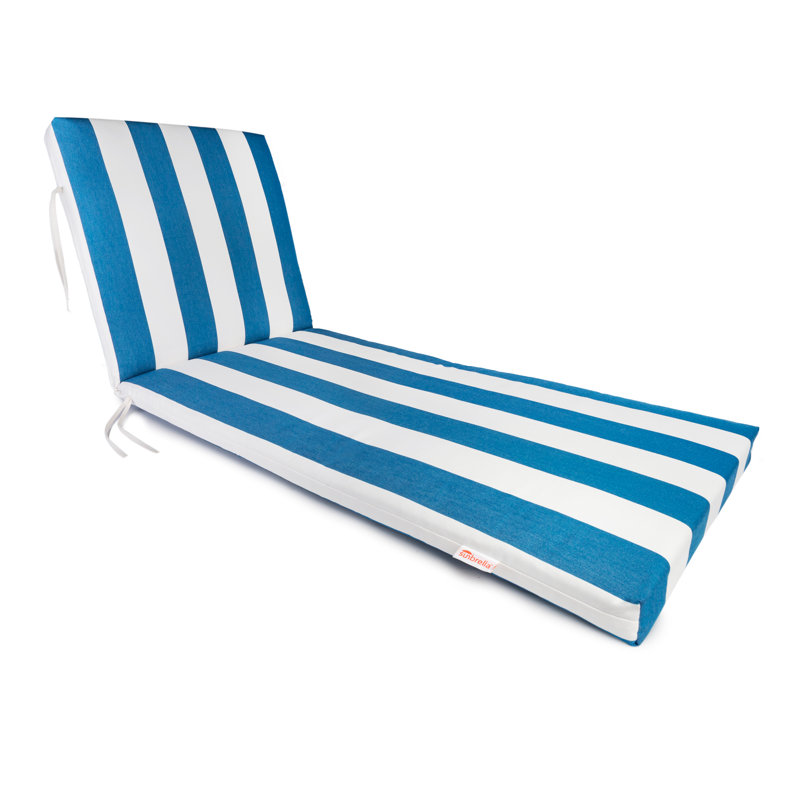 Longshore Tides 1 - Piece Cushion, Bleu / blanc