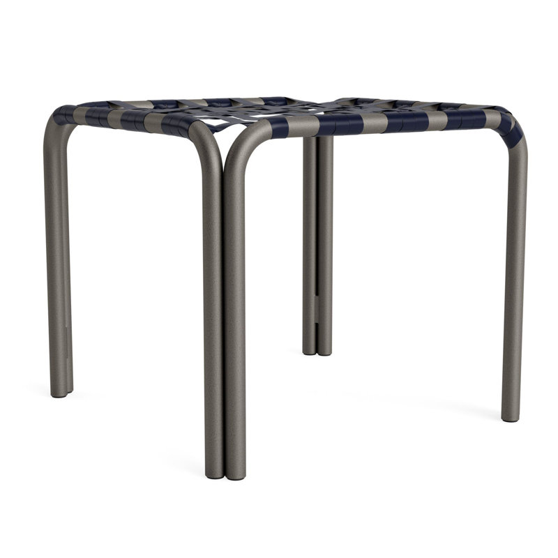Kantan Outdoor Square Side Table, Mica, Marine