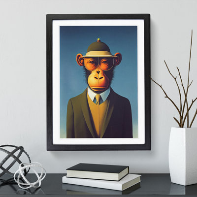 Mr Monkey - Single Picture Frame Print