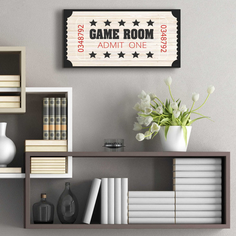 «Game Room Billet» par Cindy Jacobs, art mural en verre acrylique, H 12 po x l 24 po x P 0,2 po