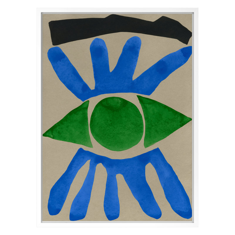 «Winter 2022», reproduction encadrée sur papier par Kate Roebuck, Cadre simple blanc