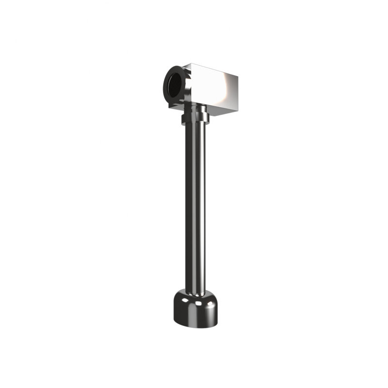 Déchets carrés avec siphon intégré - chrome, Chrome chrome