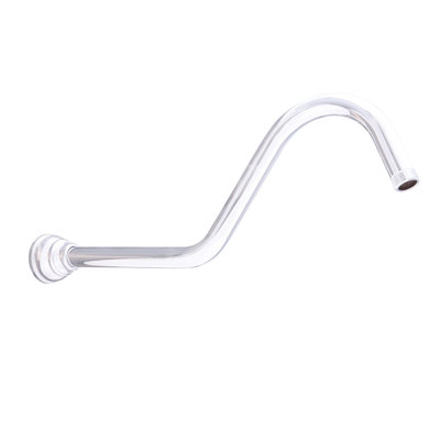 16" S Shaped Shower Arm with Flange